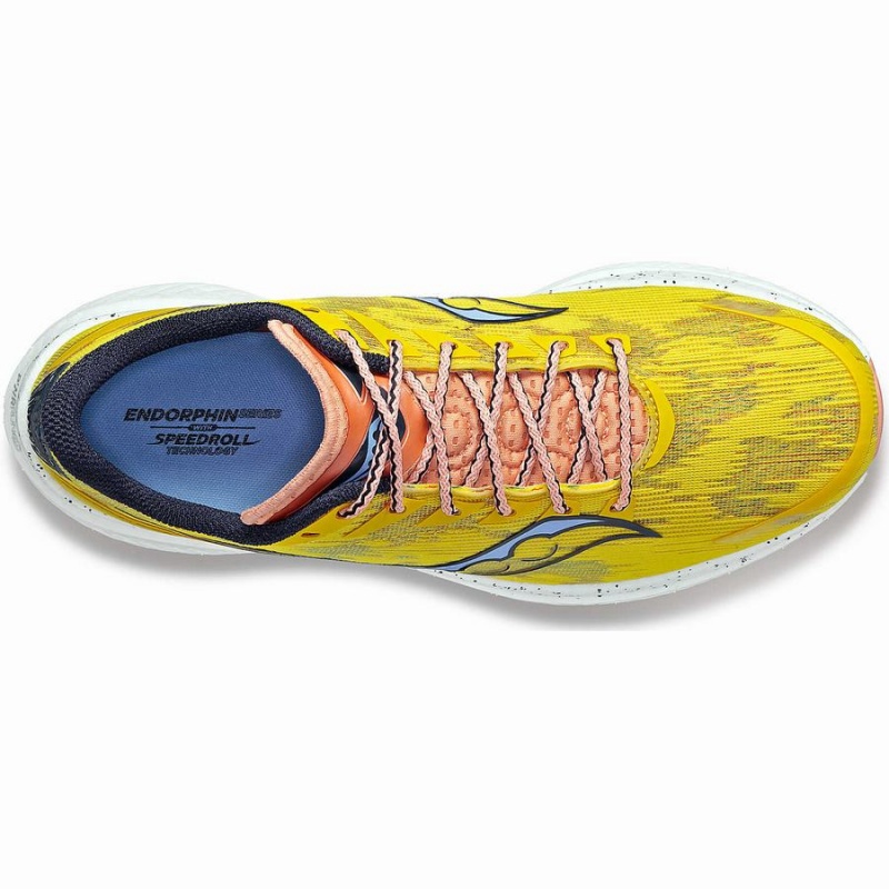 Women's Saucony Endorphin Speed 3 Running Shoes Yellow | Australia S01386-T52