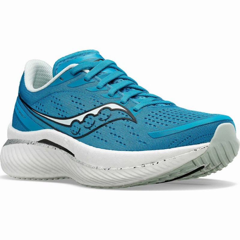 Women's Saucony Endorphin Speed 3 Running Shoes Turquoise / Silver | Australia S47351-U10