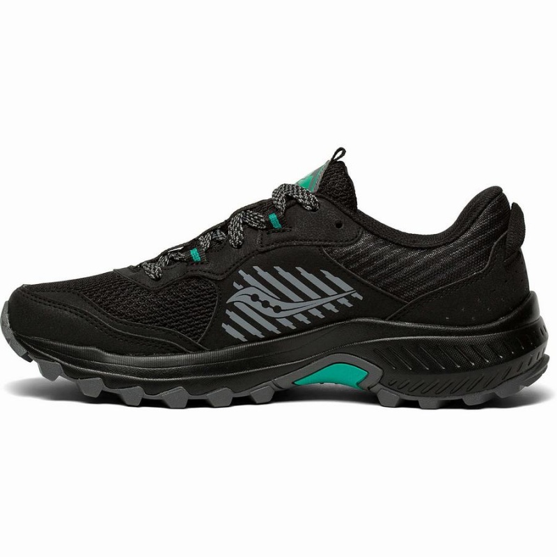 Women's Saucony Excursion TR15 Trail Running Shoes Black | Australia S70548-J50