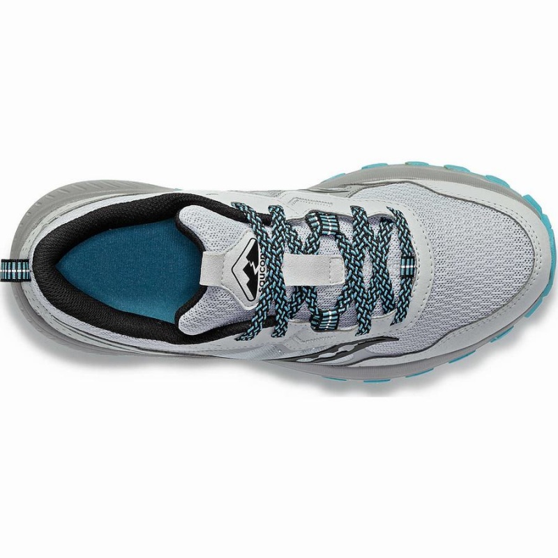 Women's Saucony Excursion TR16 Trail Running Shoes Grey / Blue | Australia S64190-B02