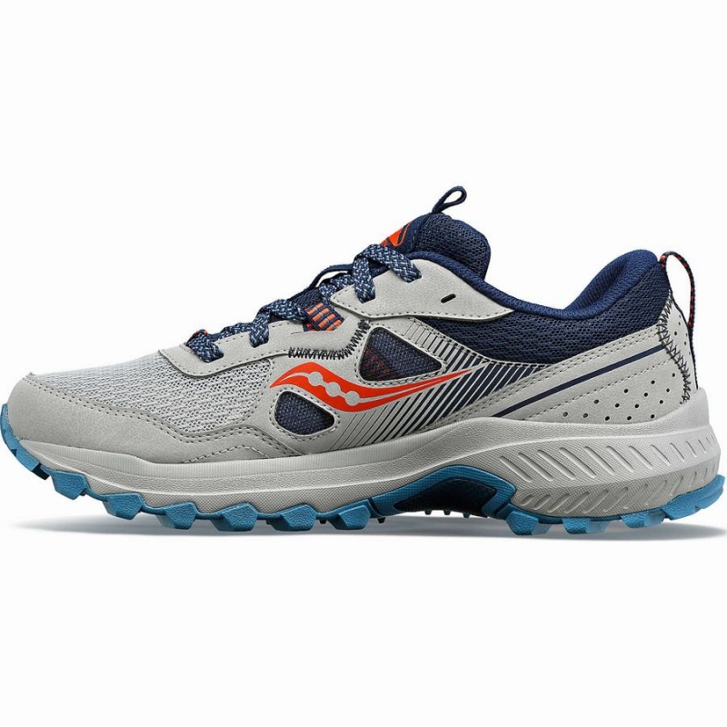 Women's Saucony Excursion TR16 Trail Running Shoes Grey / Navy | Australia S69785-N49