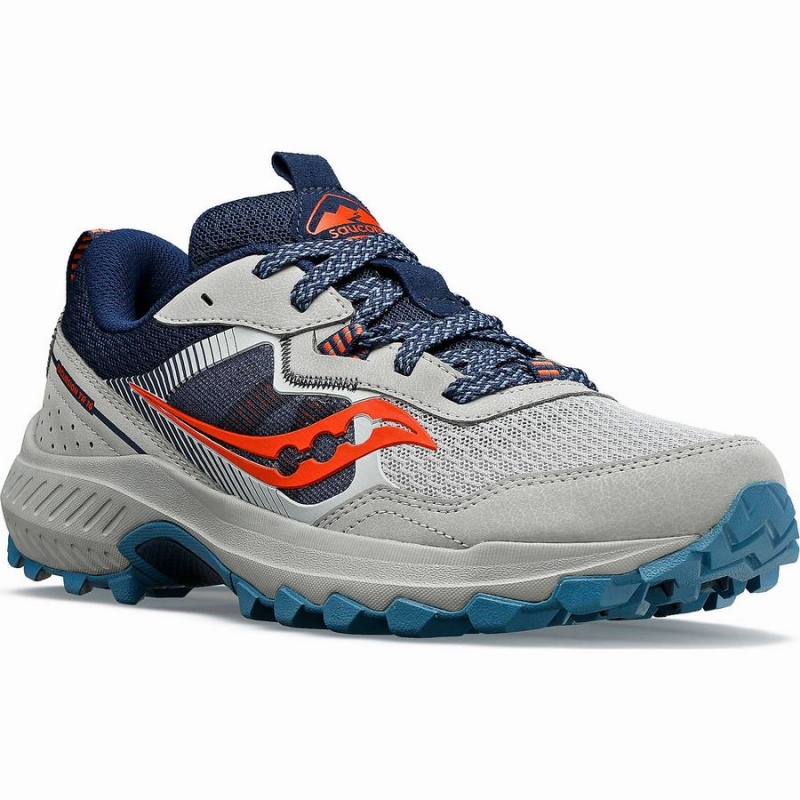 Women's Saucony Excursion TR16 Trail Running Shoes Grey / Navy | Australia S69785-N49