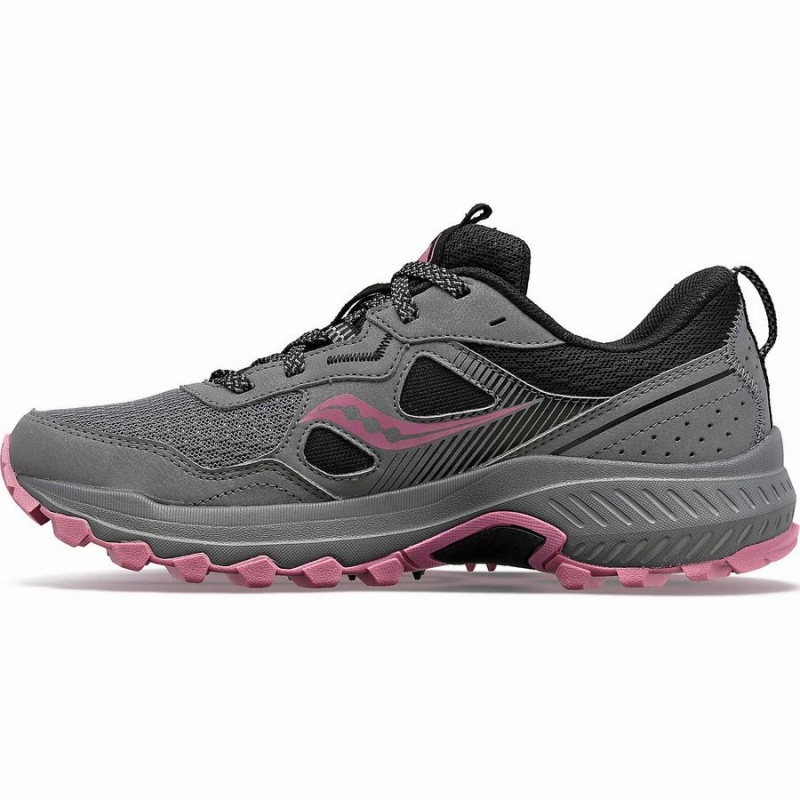 Women's Saucony Excursion TR16 Trail Running Shoes Grey / Rose | Australia S93816-M07