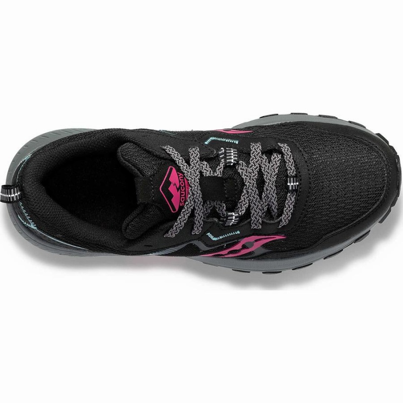 Women's Saucony Excursion TR16 Trail Running Shoes Black / Fuchsia | Australia S58376-A81