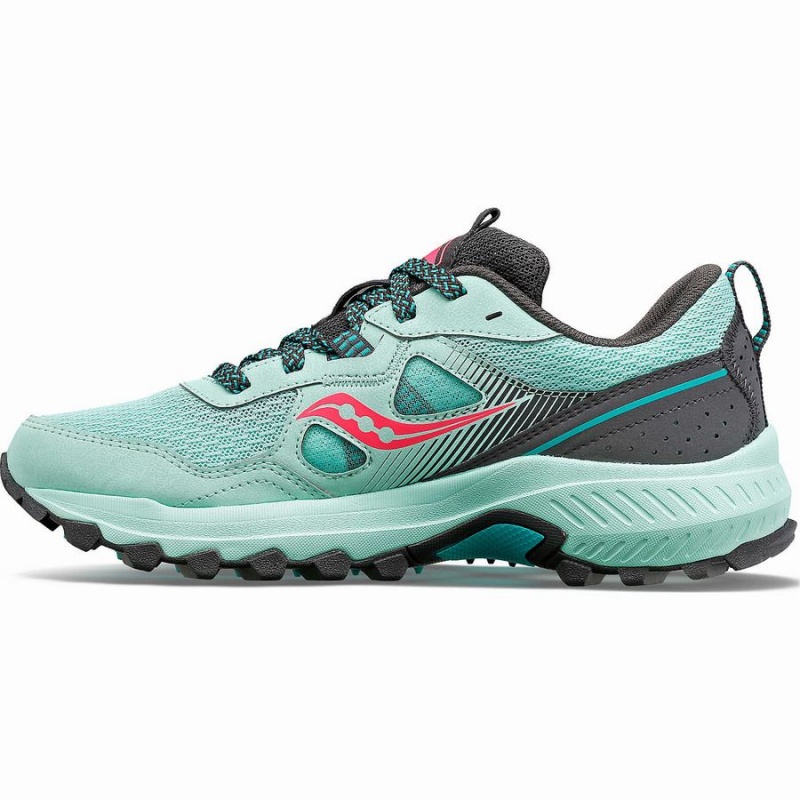 Women's Saucony Excursion TR16 Trail Running Shoes Turquoise / Pink | Australia S91276-D50