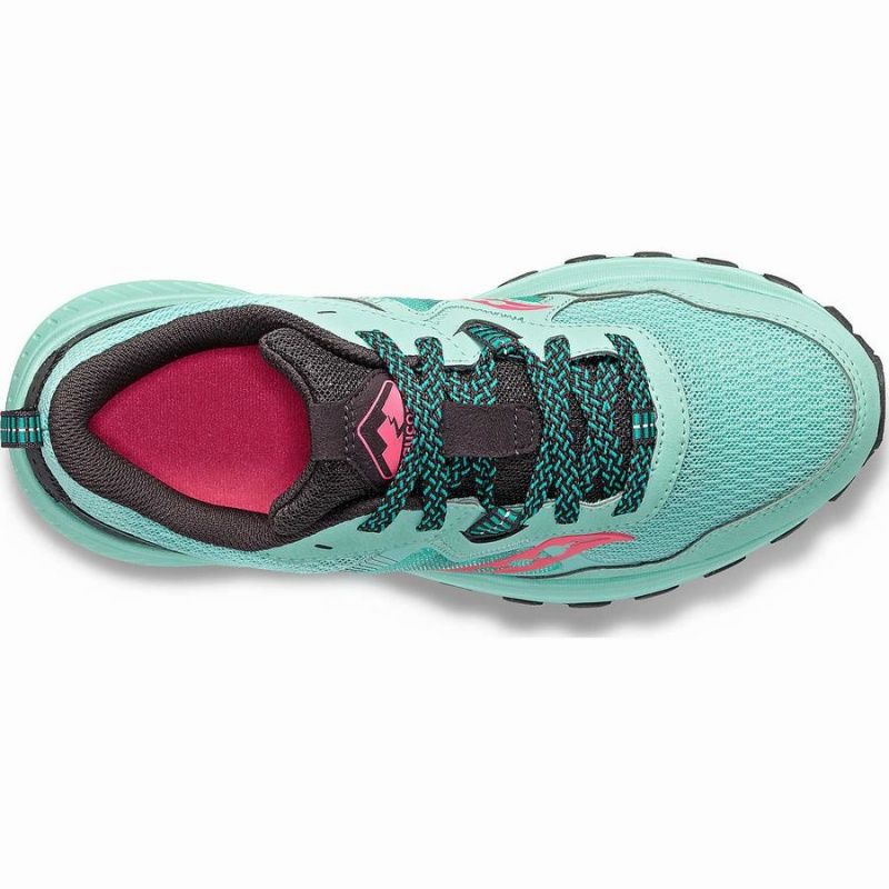 Women's Saucony Excursion TR16 Trail Running Shoes Turquoise / Pink | Australia S91276-D50