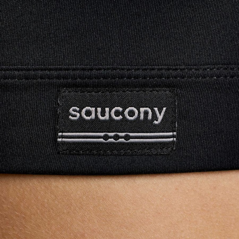 Women's Saucony Fortify Bras Black | Australia S56281-G57