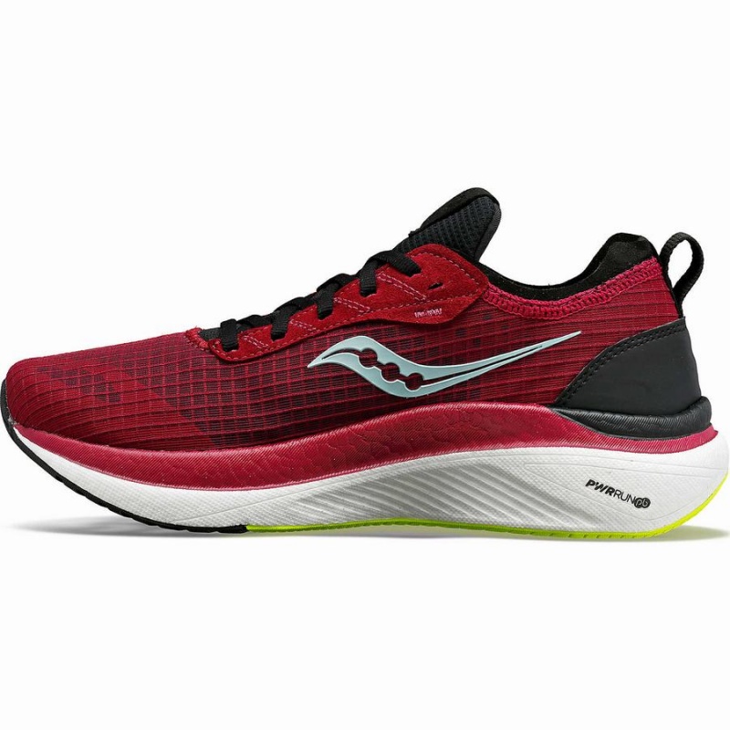 Women's Saucony Freedom Crossport Running Shoes Red / Black | Australia S29308-H17