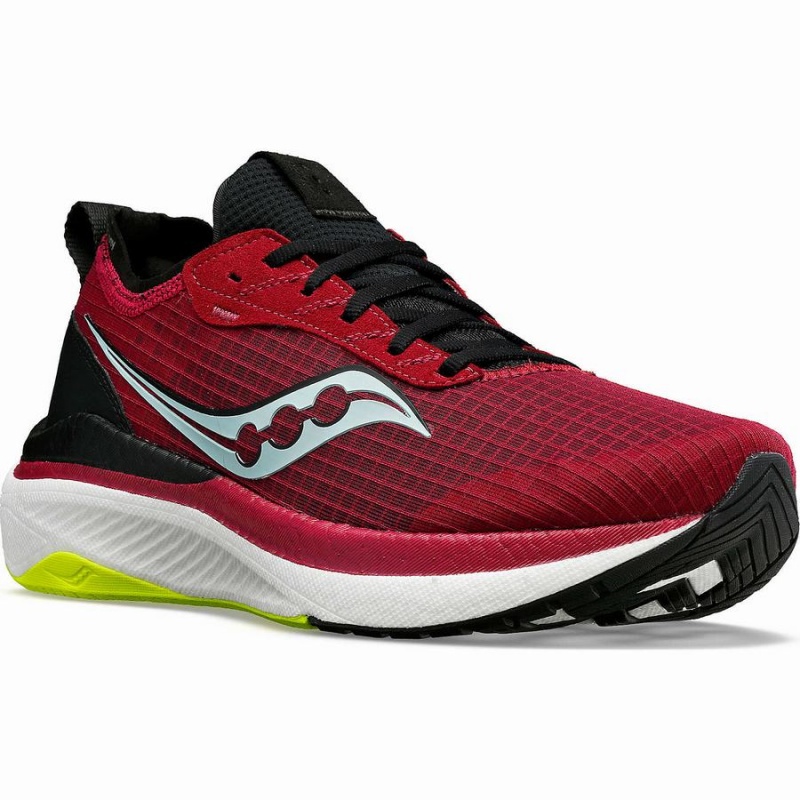 Women's Saucony Freedom Crossport Running Shoes Red / Black | Australia S29308-H17