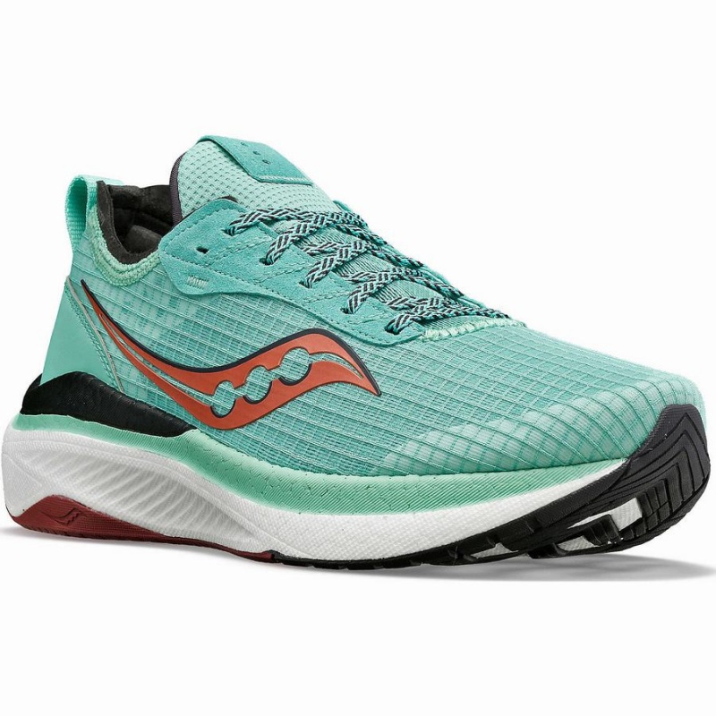 Women's Saucony Freedom Crossport Running Shoes Turquoise | Australia S52904-J04