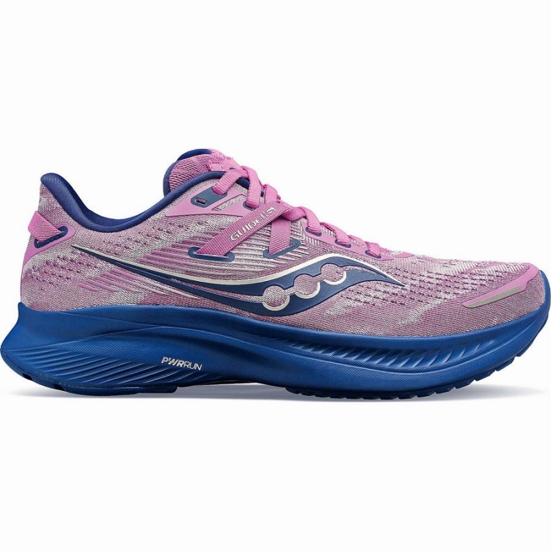 Women\'s Saucony Guide 16 Running Shoes Purple / Indigo | Australia S92145-W23