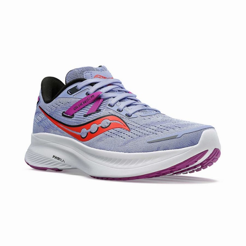 Women's Saucony Guide 16 Running Shoes Purple | Australia S14368-Z48