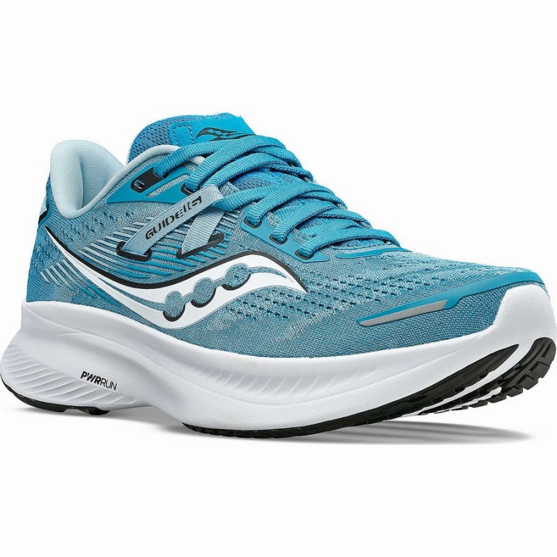 Women's Saucony Guide 16 Running Shoes Turquoise / White | Australia S61738-Q62