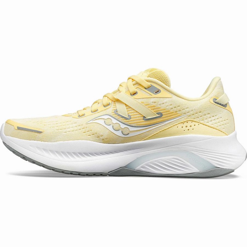 Women's Saucony Guide 16 Running Shoes Yellow / White | Australia S09381-E79