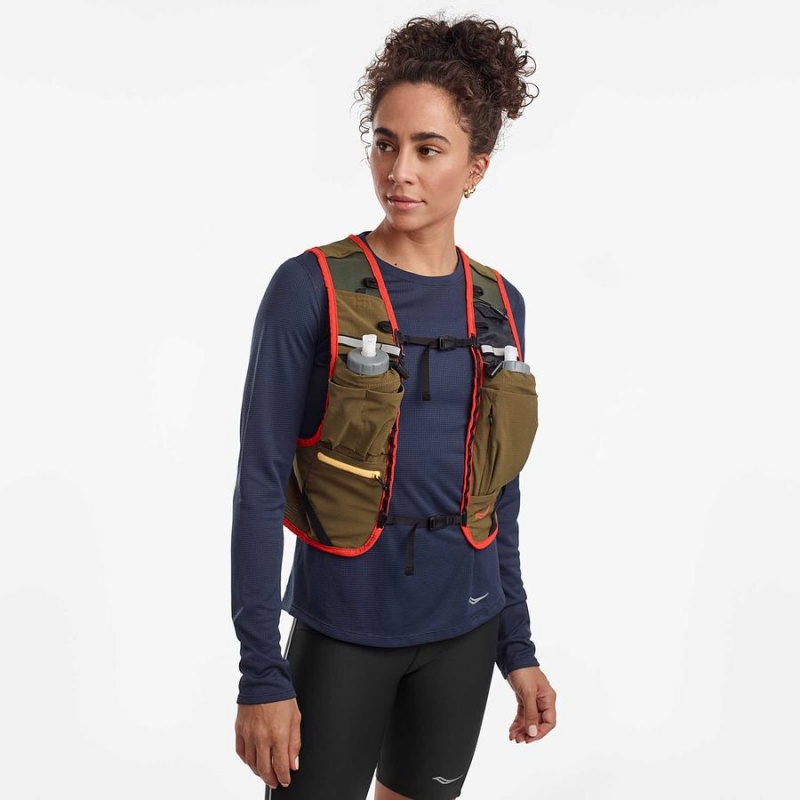 Women's Saucony Haul Lite Pack Bags Dark Olive | Australia S09518-N15