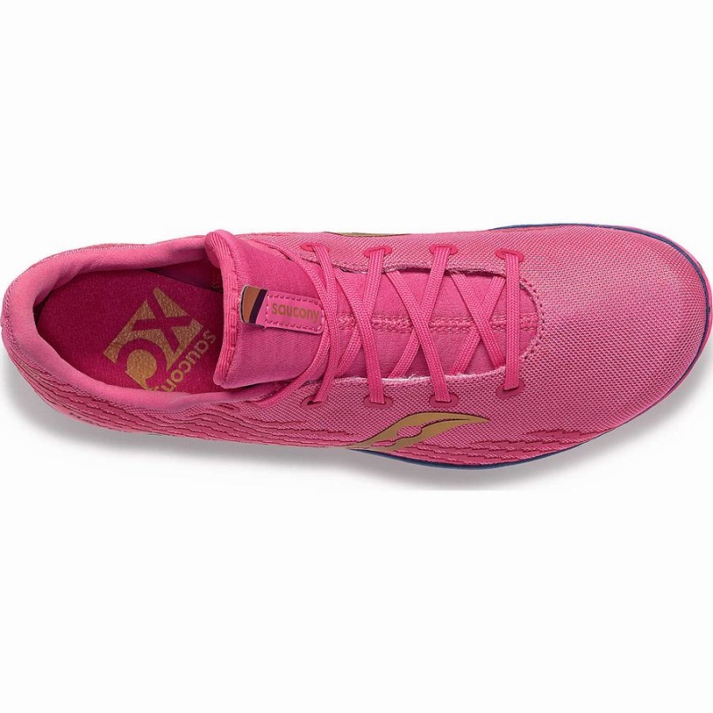 Women's Saucony Havok XC 3 Spike Track Spikes Pink / Navy | Australia S53678-X35