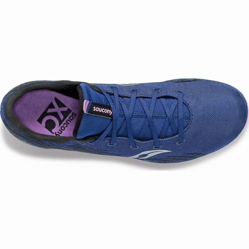 Women's Saucony Havok XC 3 Spike Track Spikes Indigo | Australia S12758-M10