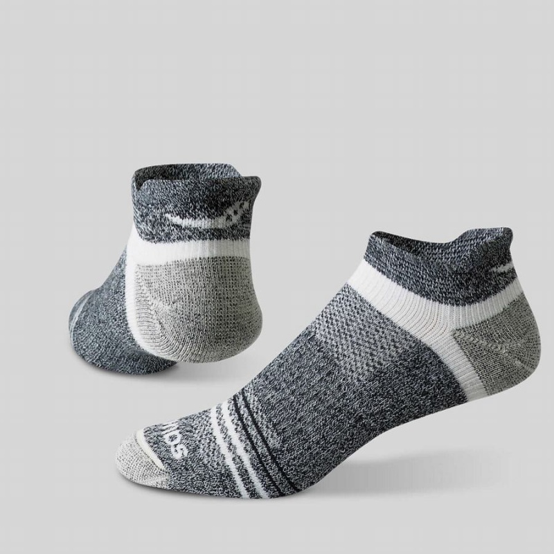 Women's Saucony Inferno Merino Wool Blend No Show 3-Pack Socks Grey | Australia S19567-U69