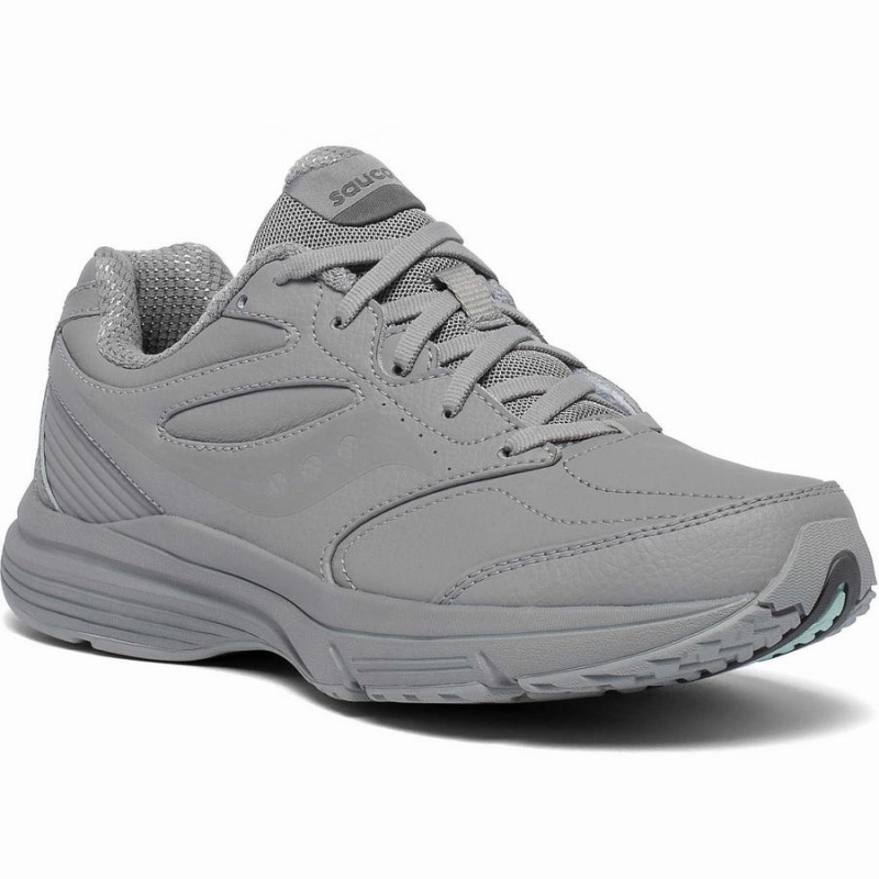 Women's Saucony Integrity Walker 3 Extra Wide Walking Shoes Grey | Australia S97825-R46