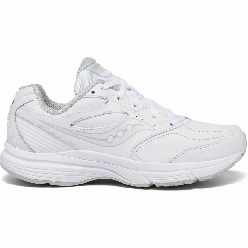 Women\'s Saucony Integrity Walker 3 Extra Wide Walking Shoes White | Australia S58072-Y25