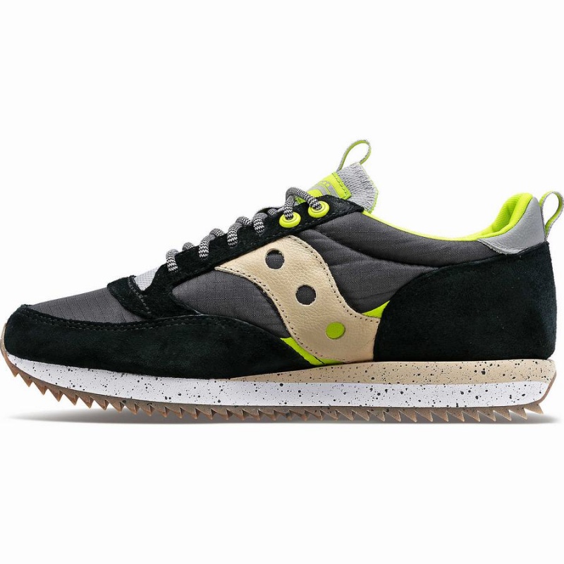 Women's Saucony Jazz 81 Peak Premium Sneakers Black / Light Green | Australia S60132-G54