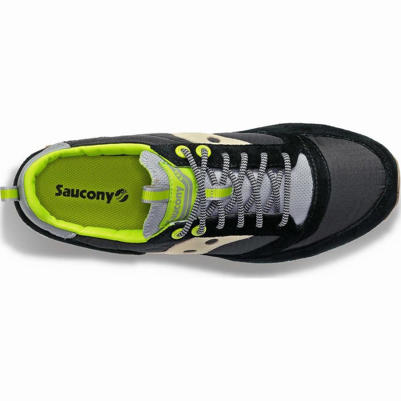 Women's Saucony Jazz 81 Peak Premium Sneakers Black / Light Green | Australia S60132-G54