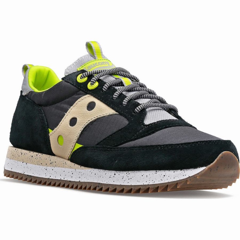 Women's Saucony Jazz 81 Peak Premium Sneakers Black / Light Green | Australia S60132-G54