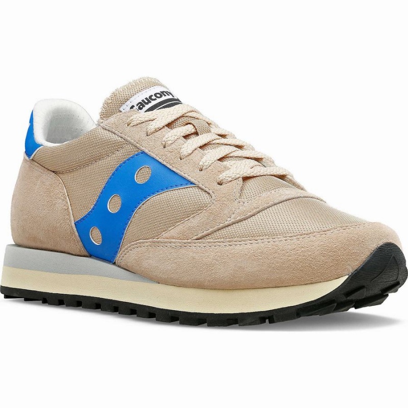 Women's Saucony Jazz 81 Sneakers Brown / Royal | Australia S41072-W26