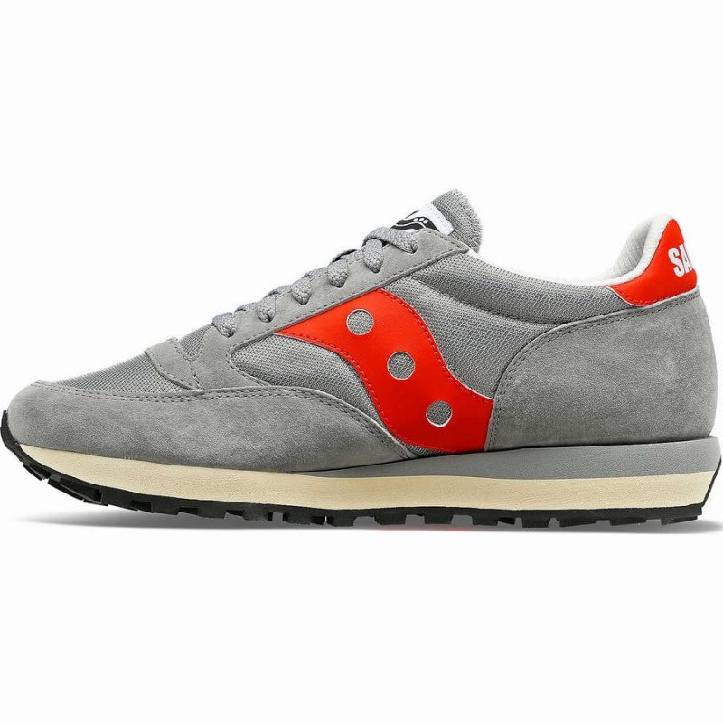 Women's Saucony Jazz 81 Sneakers Grey / Red | Australia S20594-K29