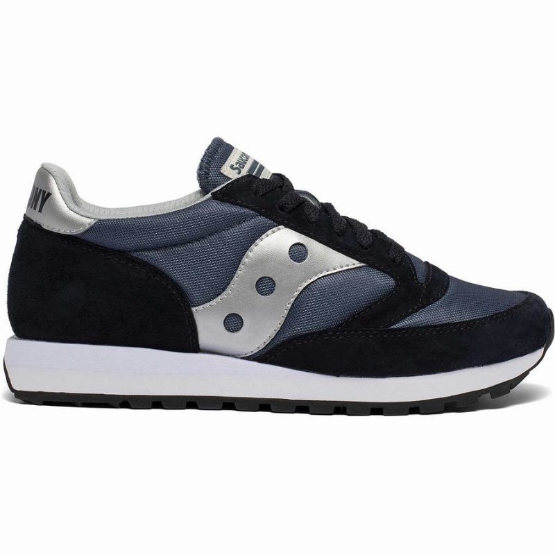 Women\'s Saucony Jazz 81 Sneakers Navy / Silver | Australia S31256-H25