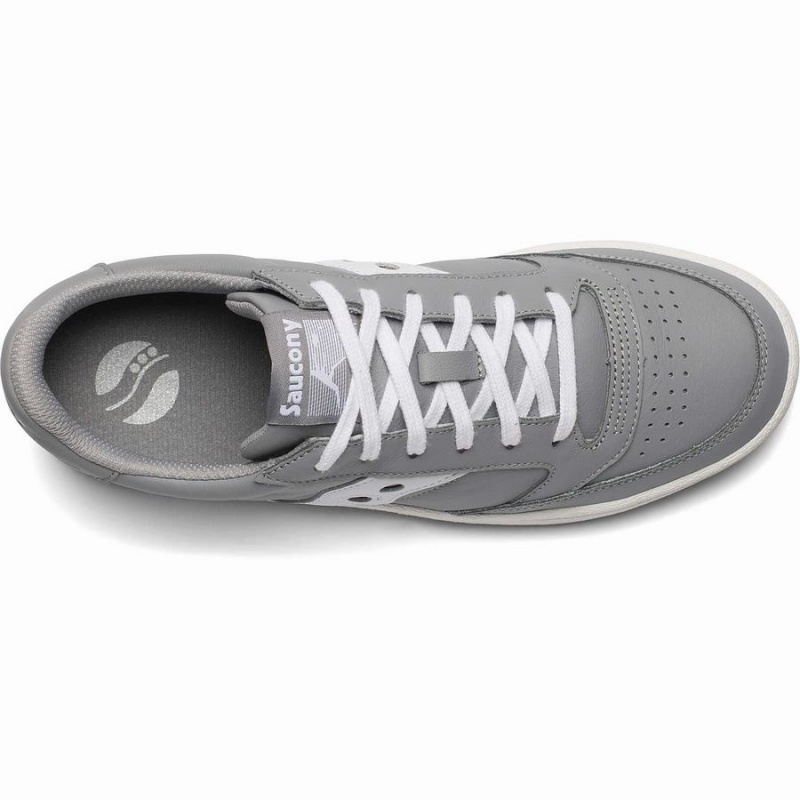 Women's Saucony Jazz Court Sneakers Grey / White | Australia S09352-L72