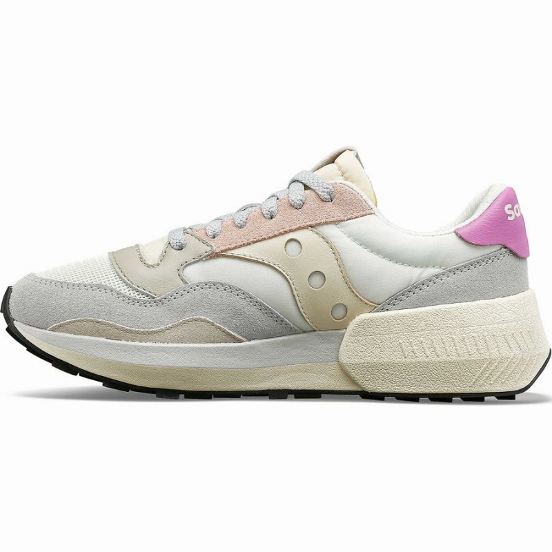 Women's Saucony Jazz NXT Sneakers White / Grey / Rose | Australia S80269-A94