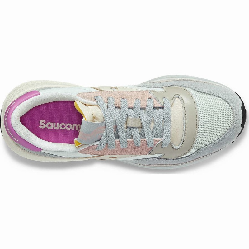 Women's Saucony Jazz NXT Sneakers White / Grey / Rose | Australia S80269-A94