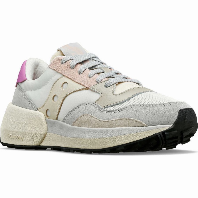 Women's Saucony Jazz NXT Sneakers White / Grey / Rose | Australia S80269-A94