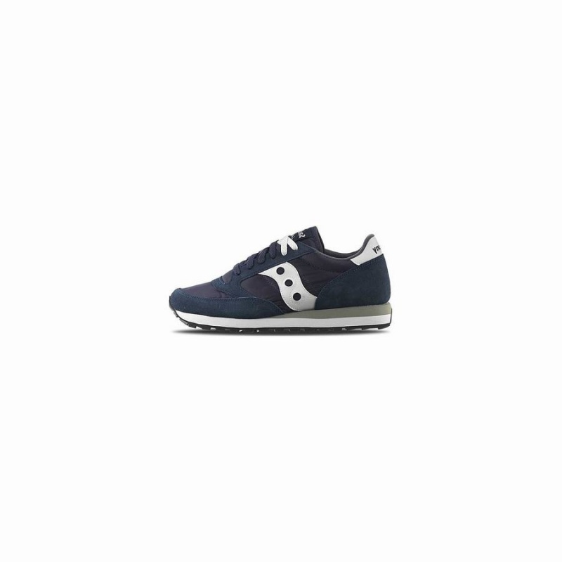 Women's Saucony Jazz Original Sneakers Navy / White | Australia S92506-R34