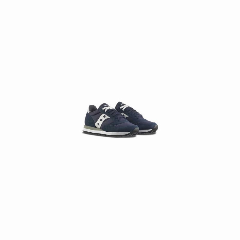 Women's Saucony Jazz Original Sneakers Navy / White | Australia S92506-R34