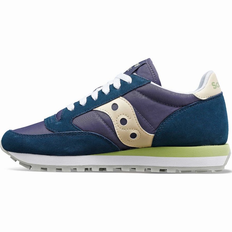 Women's Saucony Jazz Original Sneakers Navy / Cream | Australia S56327-X57