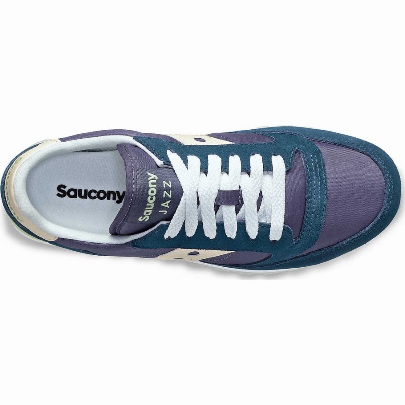 Women's Saucony Jazz Original Sneakers Navy / Cream | Australia S56327-X57