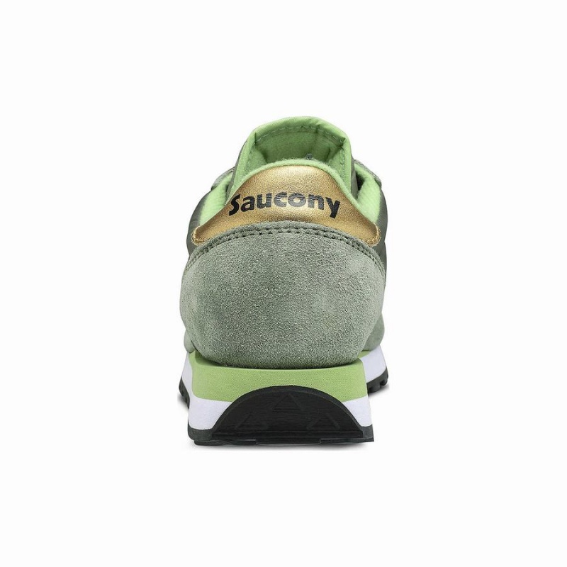 Women's Saucony Jazz Original Sneakers Olive / Gold | Australia S61592-A97