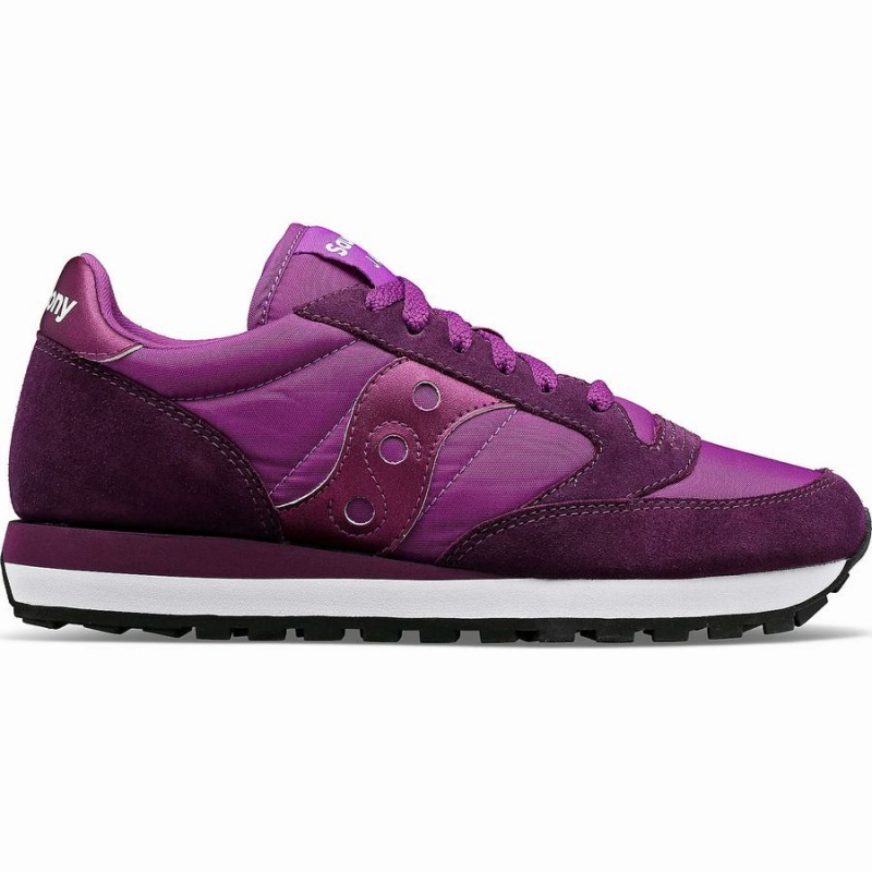 Women\'s Saucony Jazz Original Sneakers Purple | Australia S48629-C26