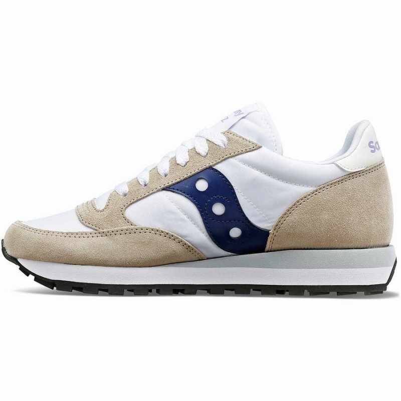 Women's Saucony Jazz Original Sneakers White / Navy | Australia S09823-U90