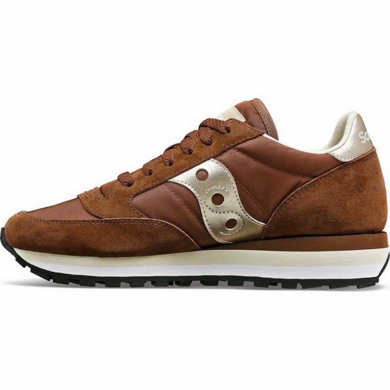 Women's Saucony Jazz Triple Sneakers Brown | Australia S16859-P10