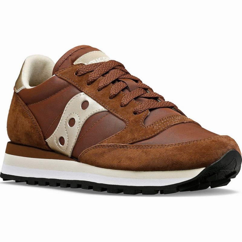 Women's Saucony Jazz Triple Sneakers Brown | Australia S16859-P10