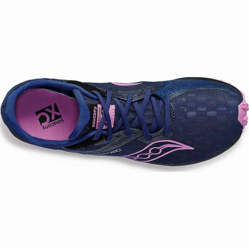 Women's Saucony Kilkenny XC9 Spike Track Spikes Indigo | Australia S84719-G07