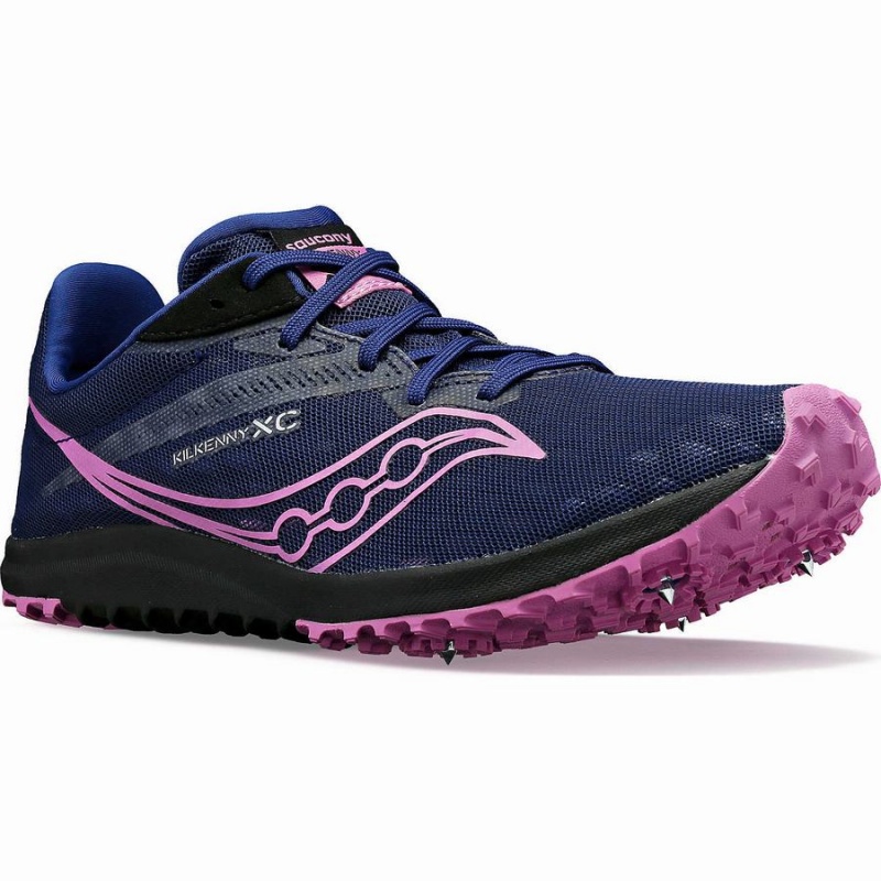 Women's Saucony Kilkenny XC9 Spike Track Spikes Indigo | Australia S84719-G07