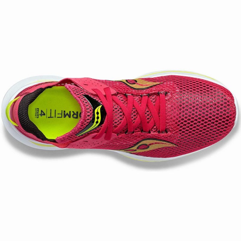 Women's Saucony Kinvara 14 Running Shoes Red / Rose | Australia S18309-N73