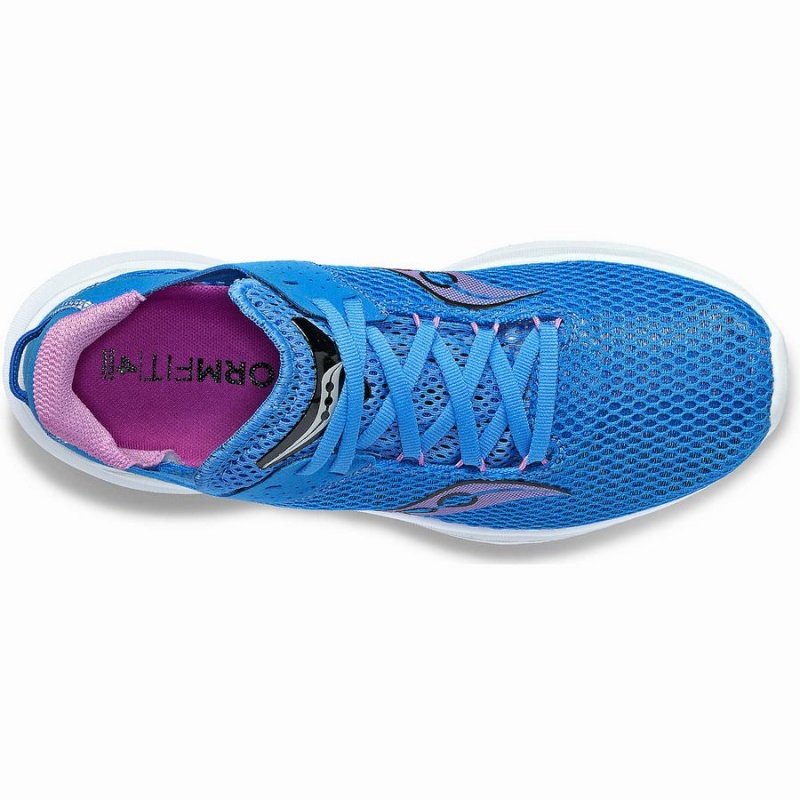 Women's Saucony Kinvara 14 Running Shoes Blue | Australia S19485-H95