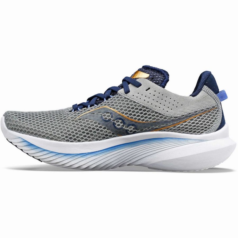 Women's Saucony Kinvara 14 Running Shoes Grey / Blue | Australia S61527-K94