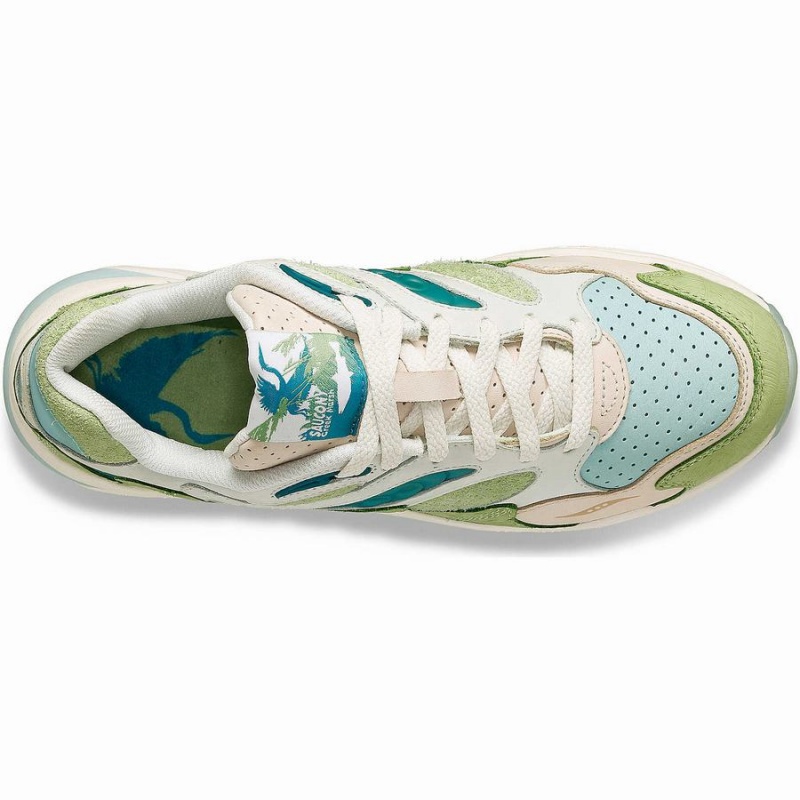 Women's Saucony Marsh Grid Shadow 2 Sneakers Green / Brown | Australia S50649-D60