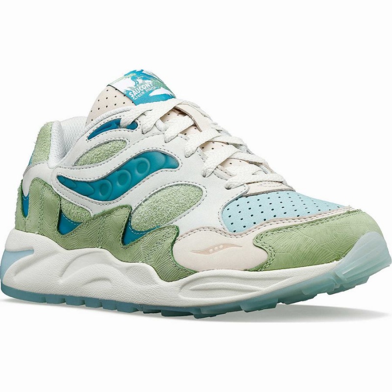 Women's Saucony Marsh Grid Shadow 2 Sneakers Green / Brown | Australia S50649-D60